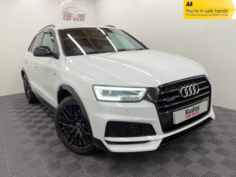2017 Audi Q3 2.0 TDI Quattro Black Edition 5dr - SAT NAV - F+R SENSORS - FSH ESTATE Diesel Manual