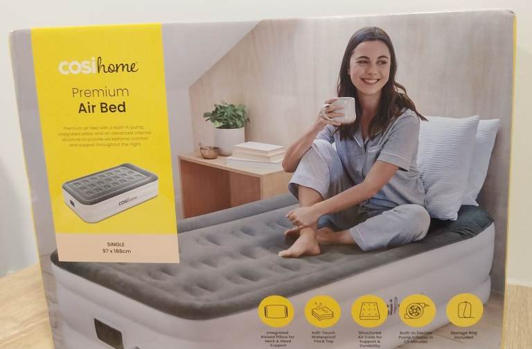 Cosi Home Premium Air Bed - Small Single, New in Box