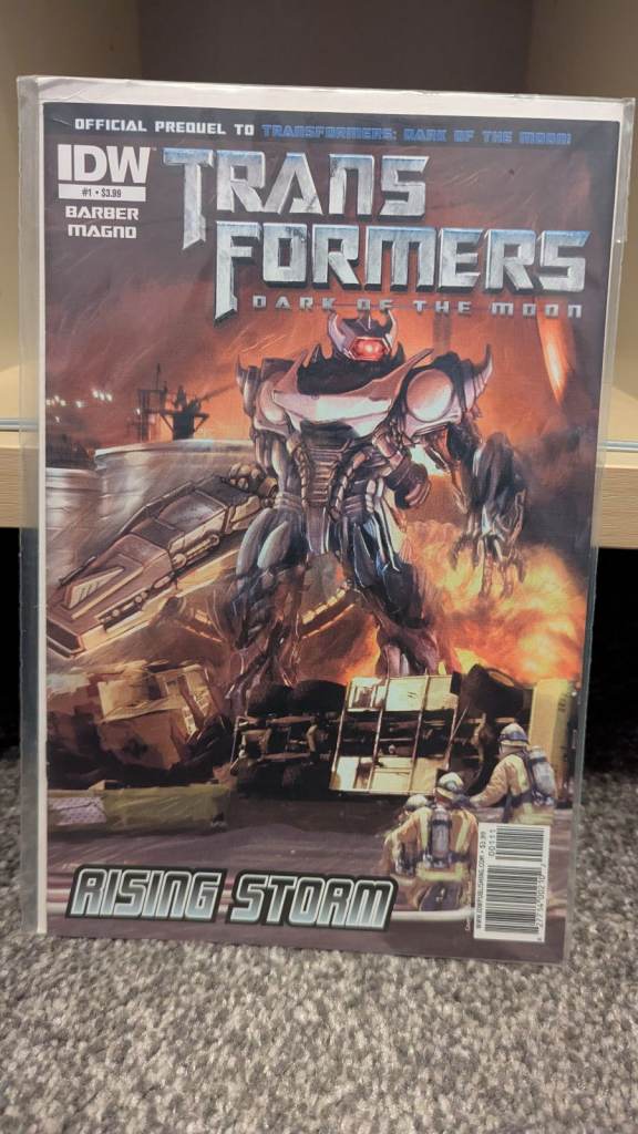 Transformers Dark of  the Moon Movie Prequel Foundation Rising Storm