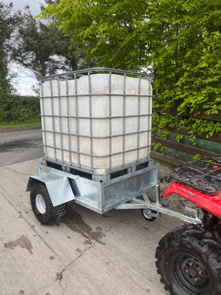 Portable drinker/ quad trailer