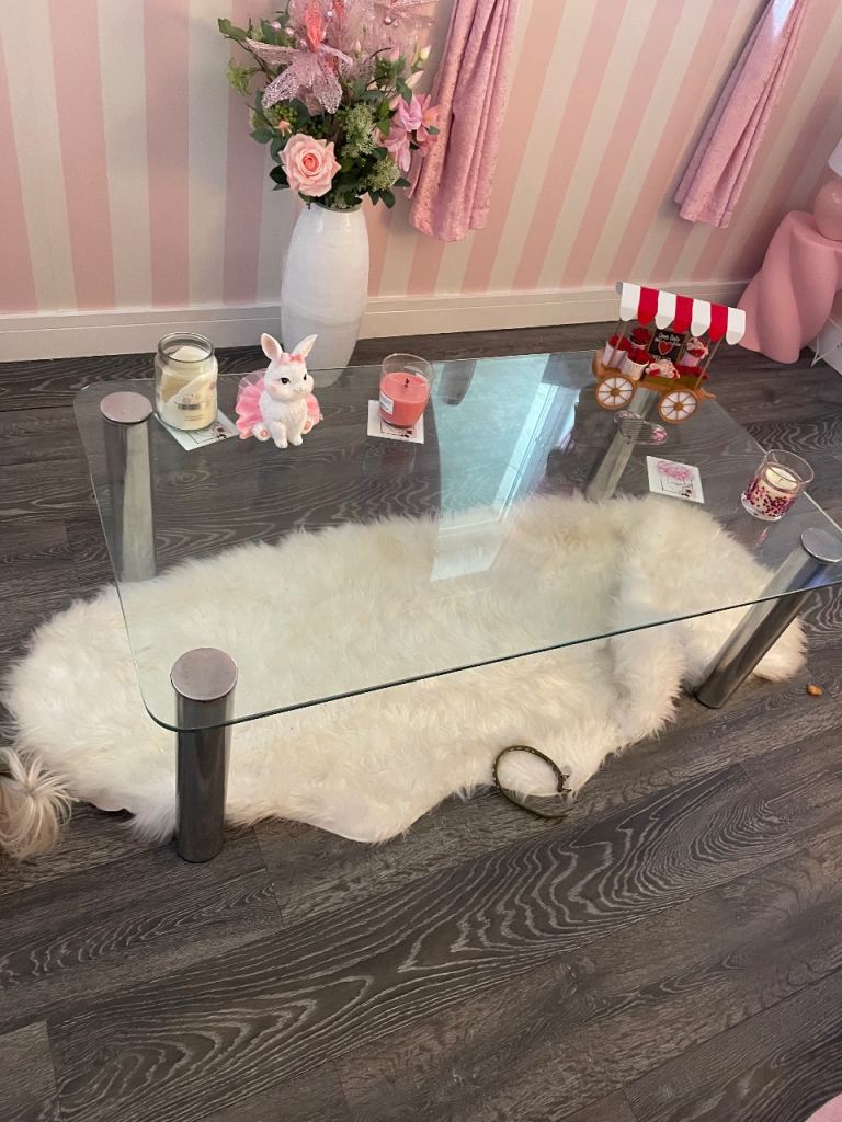 Free coffe glass coffe table 