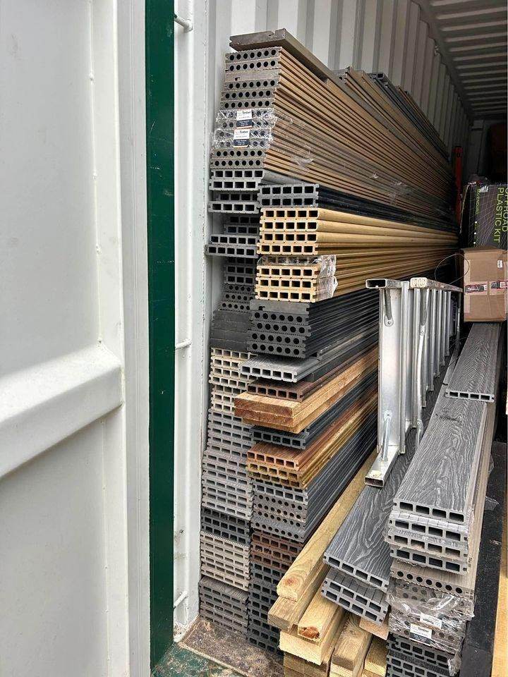 4.8m Light Grey WPC Decking | Woodgrain Look, Durable, Rot-Free, Free Samples