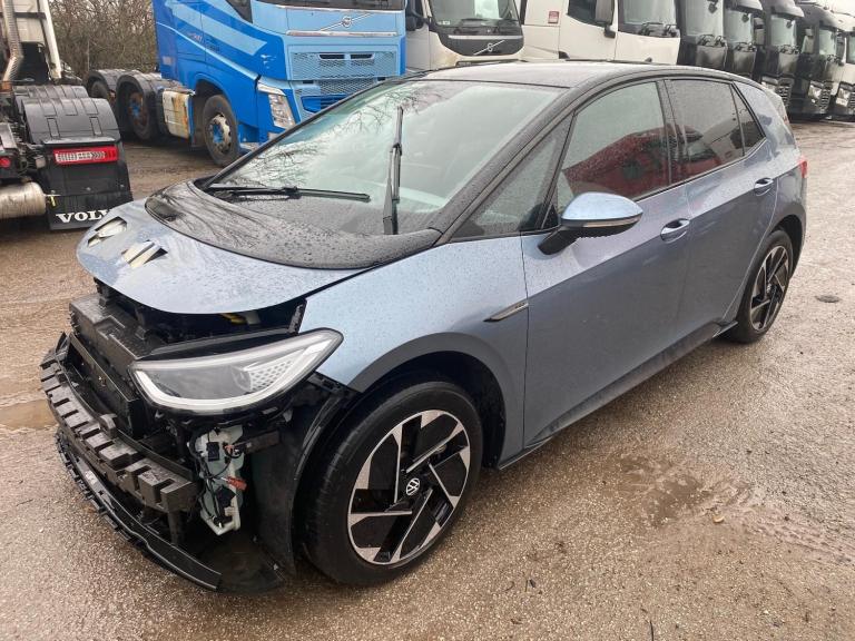 2023 VOLKSWAGEN ID3 FAMILY ELECTRIC DIRECT DRIVE 5 DOOR DAMAGED SALVAGE