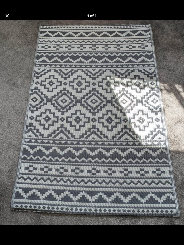 Awning carpet.