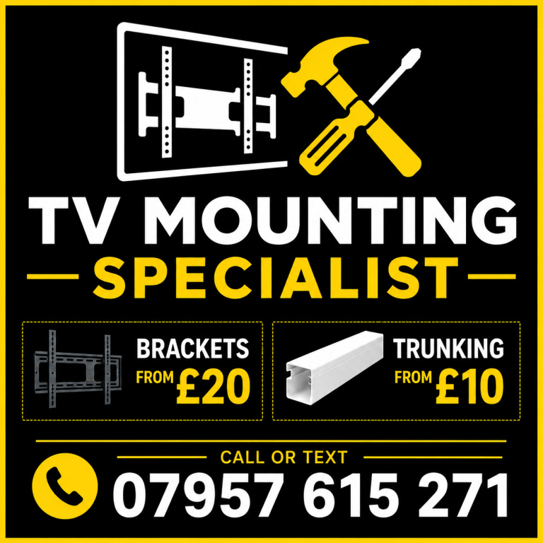 📺 TV MOUNTING SPECIALIST – FROM £39