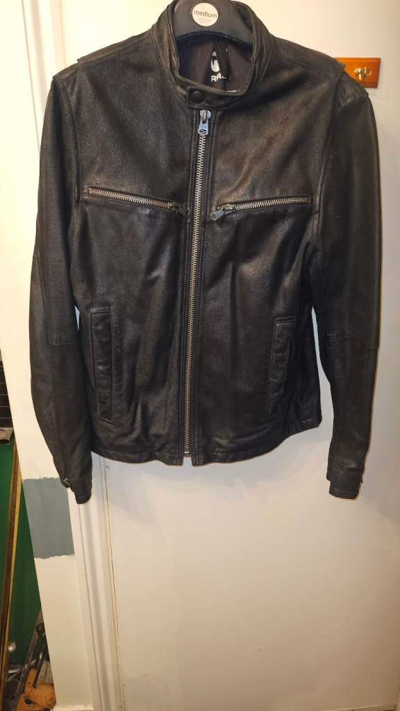 G star leather jacket . 