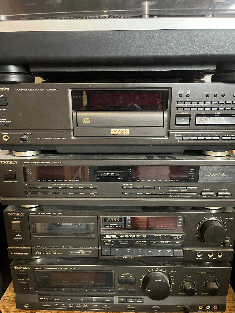 Technics separates including turntable 