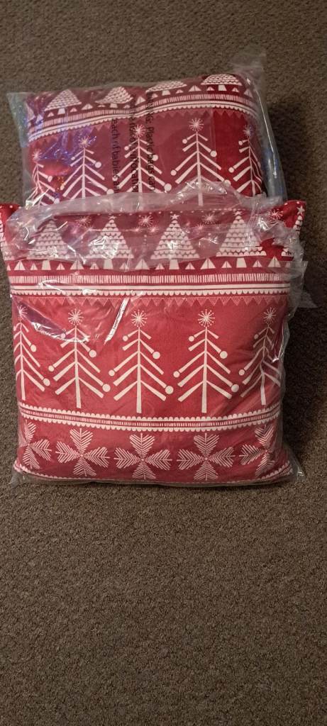 3 X Christmas Cushions 