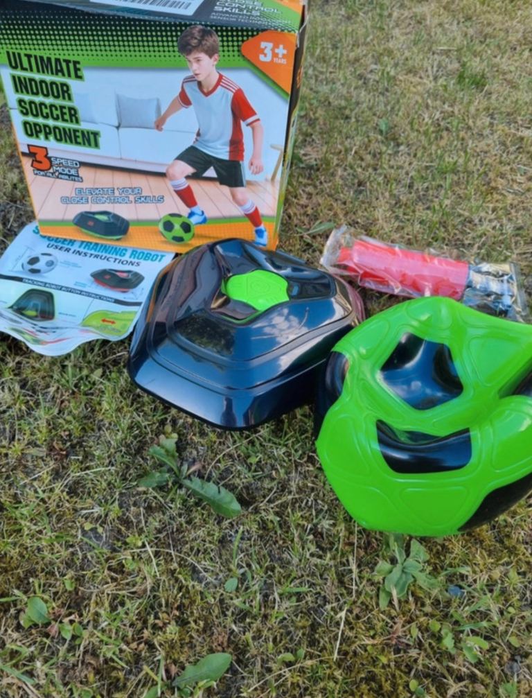 Indoor Football Training Robot Game Set with Ball 3 Levels Tackling Game