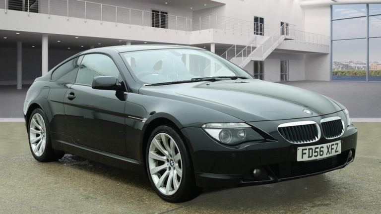 2006 BMW 6 Series 2006 630i Sport 2dr Auto COUPE  BLACK FULL BLACK LEATHER SAT NAV COUPE Petrol A...