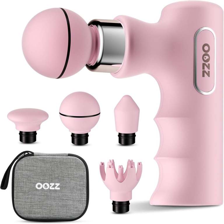 OOZZ Mini Massage Gun - Pink, Brand New