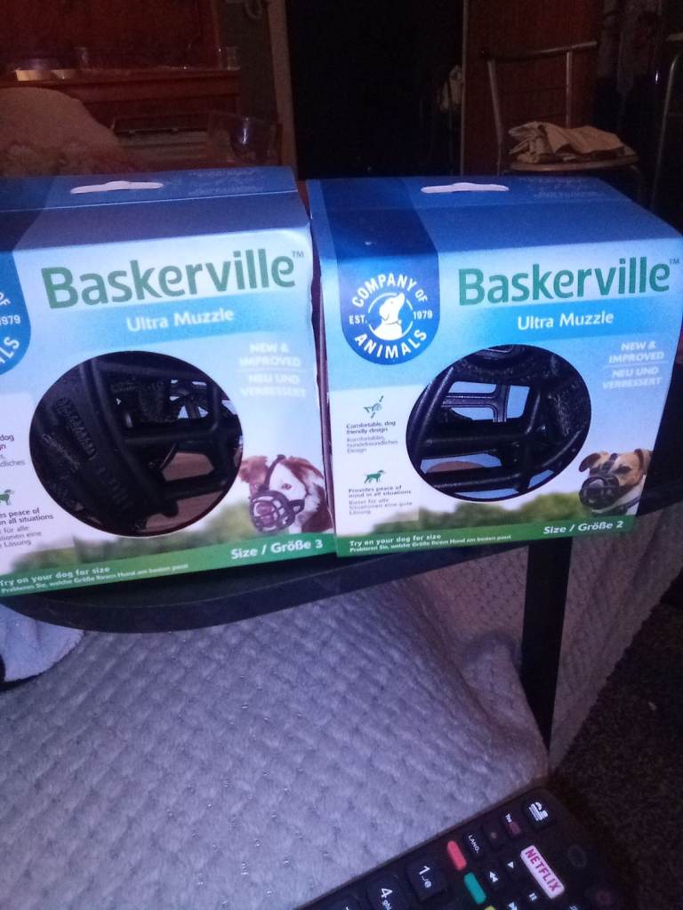 Dog muzzles brand new