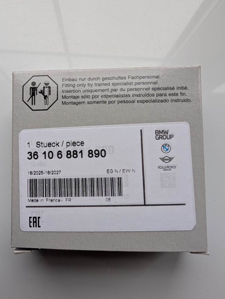 NEW Genuine BMW Tyre Pressure Sensor