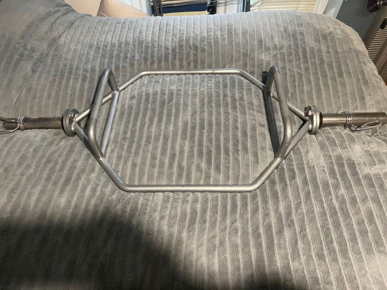 Dropped Olympic Hatch Bar - Hex Bar - Trap Bar (Silver)