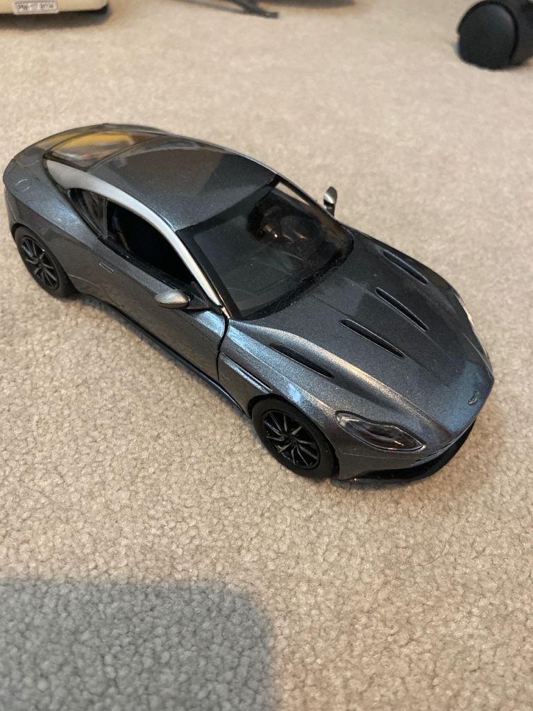 John Lewis Aston Martin toy Car – Grey, very Good Condition