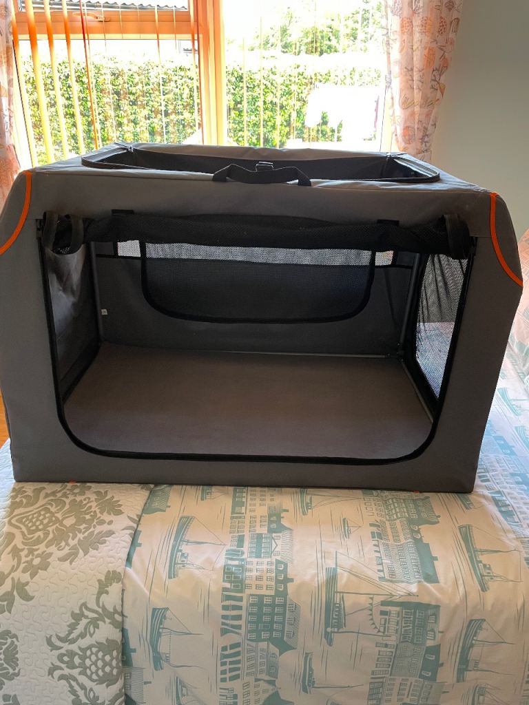Knuffelwuff Alverstone foldable dog crate / transport box, Size XXL - Brand new