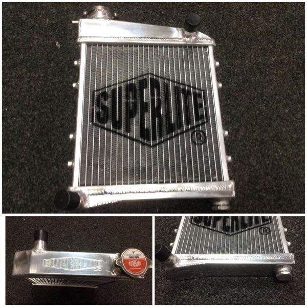 CLASSIC MINI SUPERLITE ALLOY RADIATOR NEW
