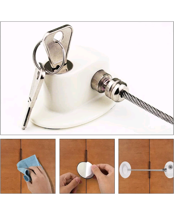 Bnib multiple use door/window locks.