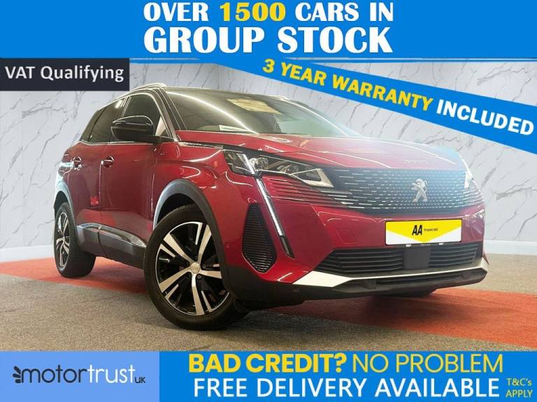 2021 Peugeot 3008 1.2 PureTech GT SUV 5dr Petrol Manual Euro 6 (s/s) (130 ps) HATCHBACK Petrol Ma...