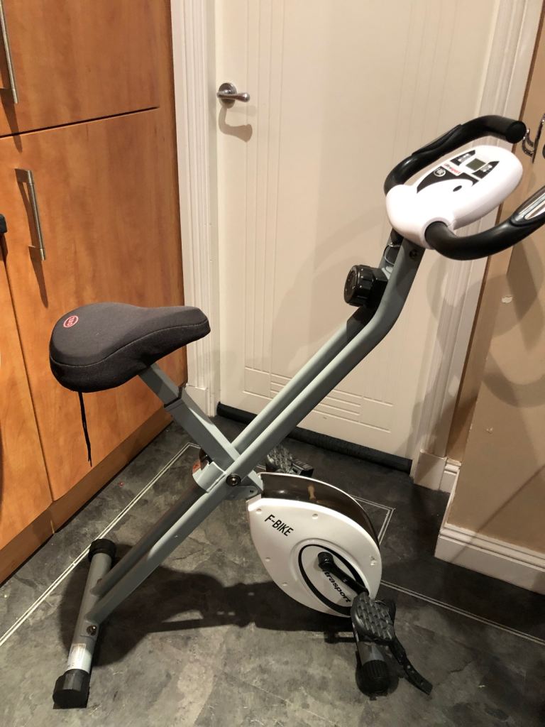Foldable Exercise Bike with Gel Seat