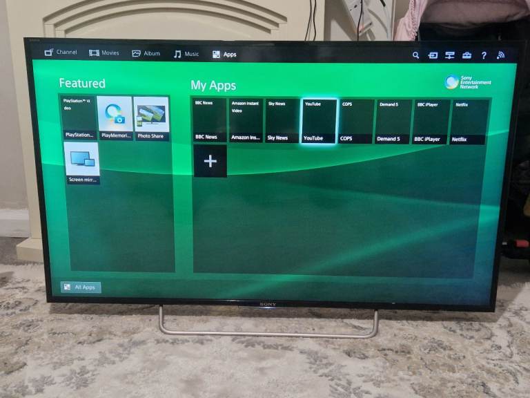 Sony Smart TV – Good Condition, Black 48 inch