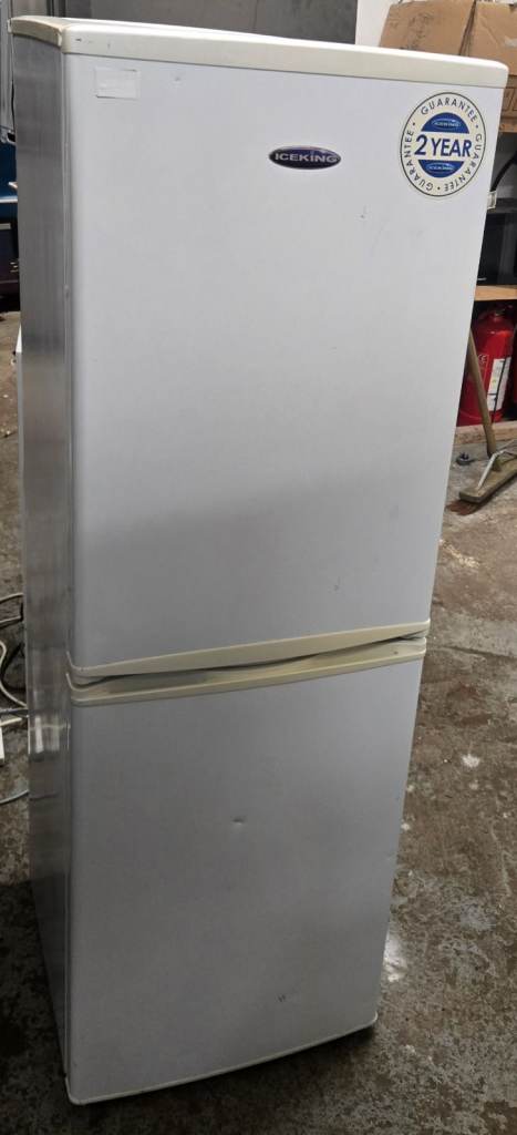ICEKING IK8951AP2 Fridge Freezer - White, Good Condition