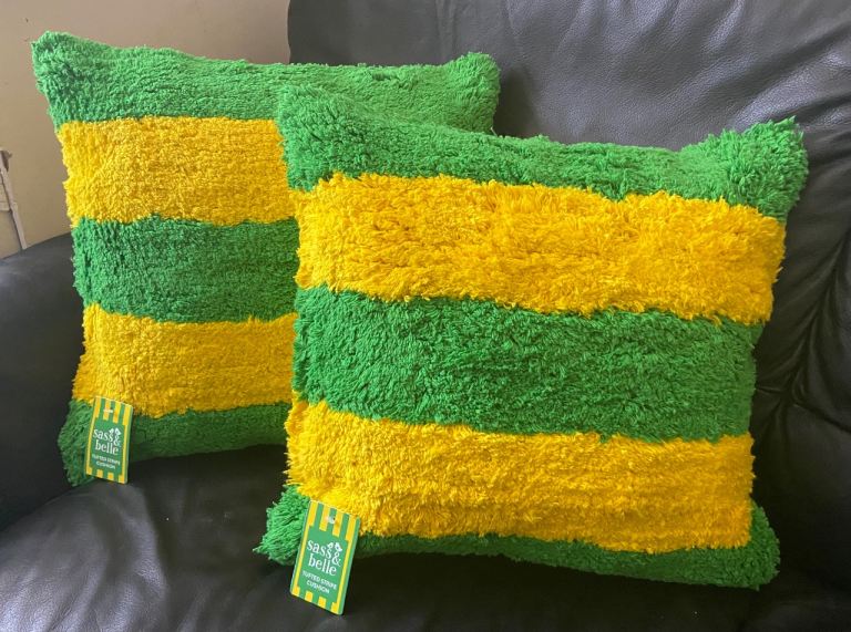 Sass & Belle Striped Cushions – Brand New with Tags