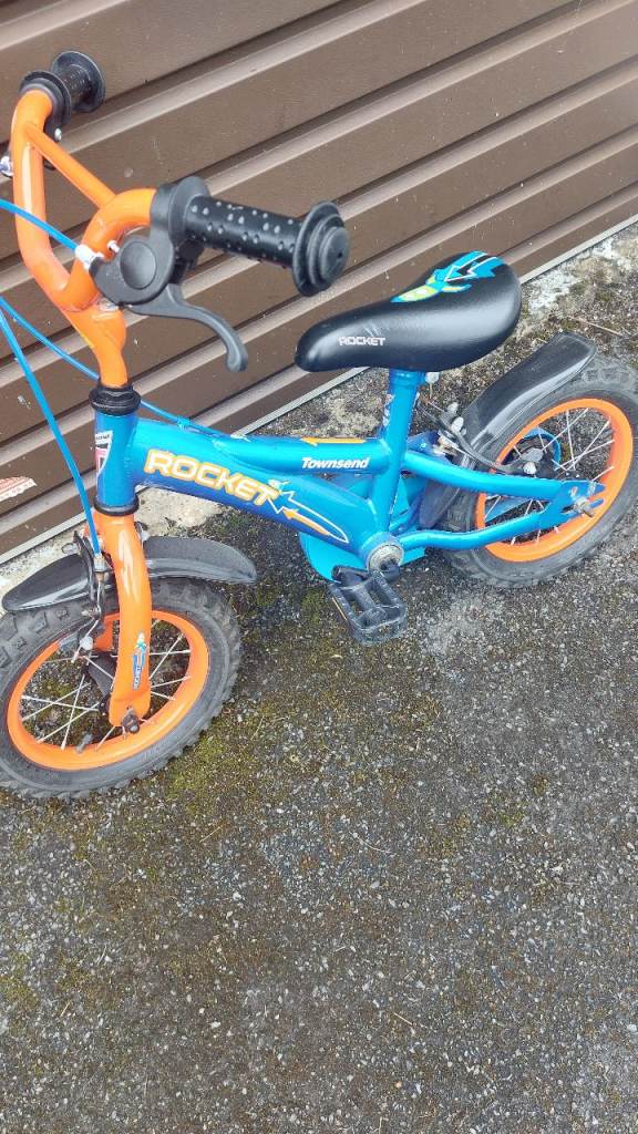 Rocket kids first bike 