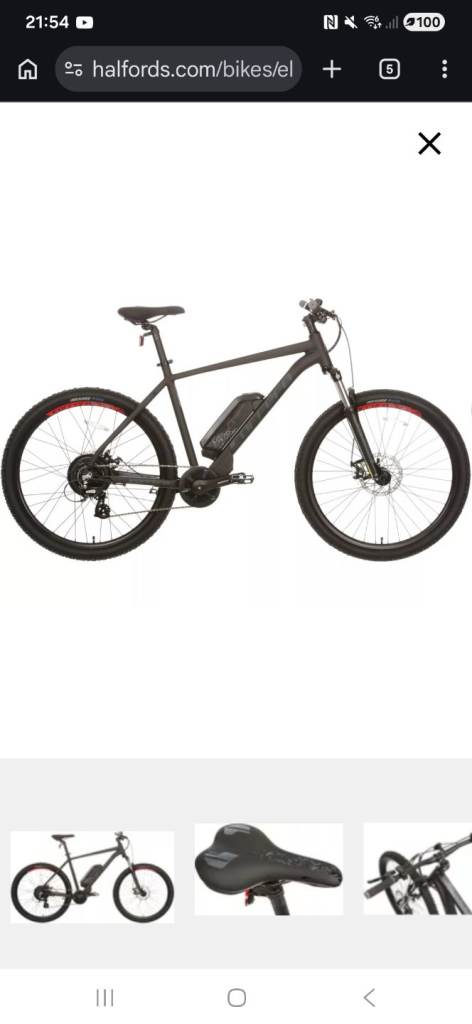 Carrera Vengeance E Mens Electric Mountain Bike Shimano 2.1 - L frame