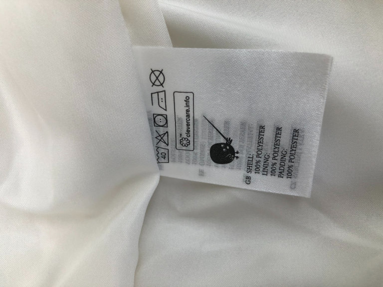 Monki ivory puffer vest/jacket XXS UK4 - or UK6 for a more fitted look VGC ONO