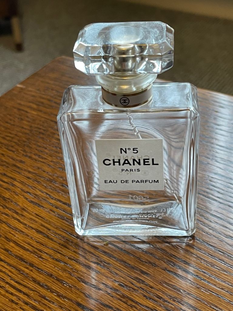 Empty Chanel No 5 Perfume Bottle