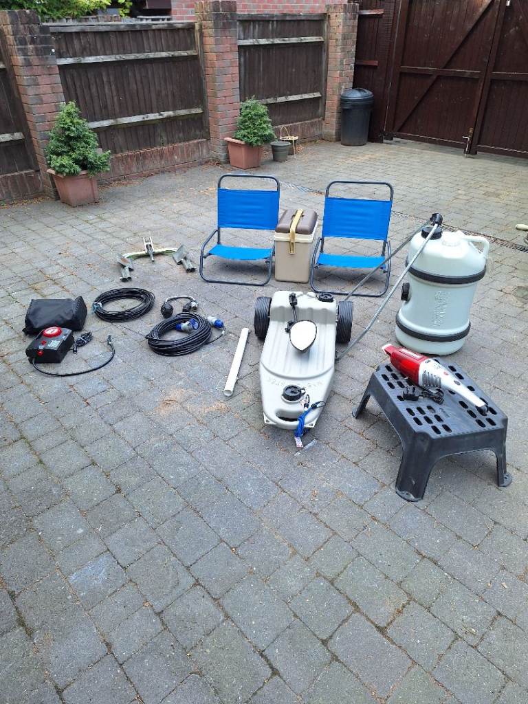 Various selection of caravan and motorhome accessories