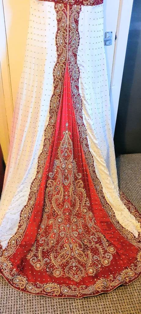 Heavy one piece pakistani/indian wedding dress