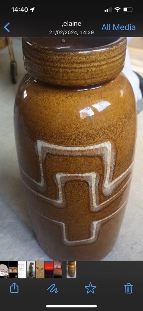 Scheurich German ceramic vase