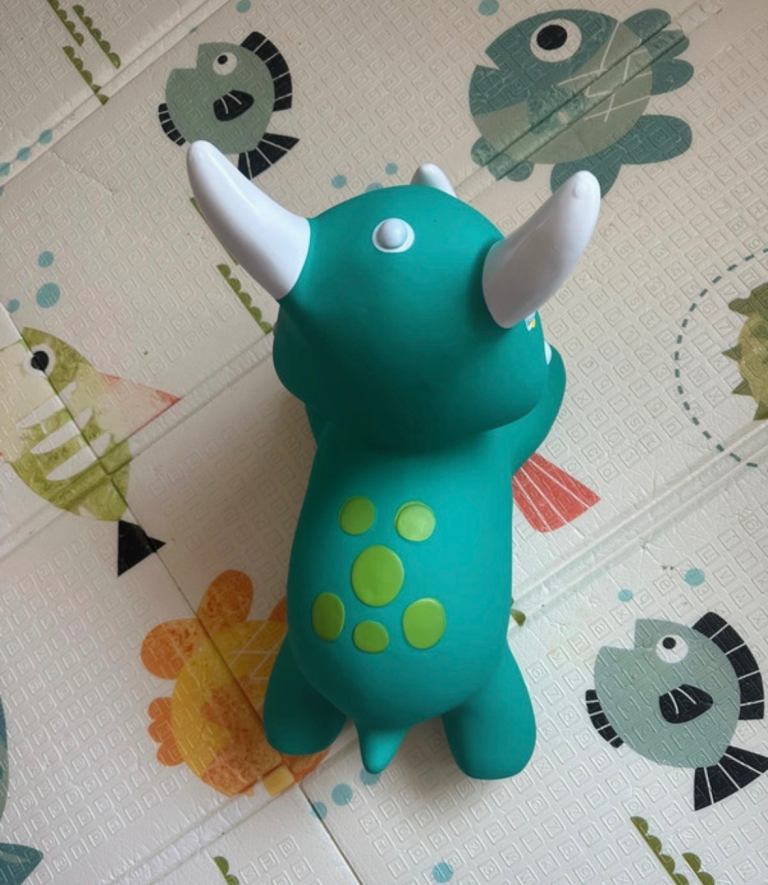 Green Dinosaur Ride-On Toy for Kids – Good Condition