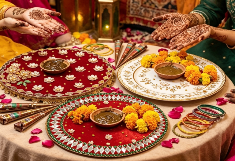 Mehndi plate