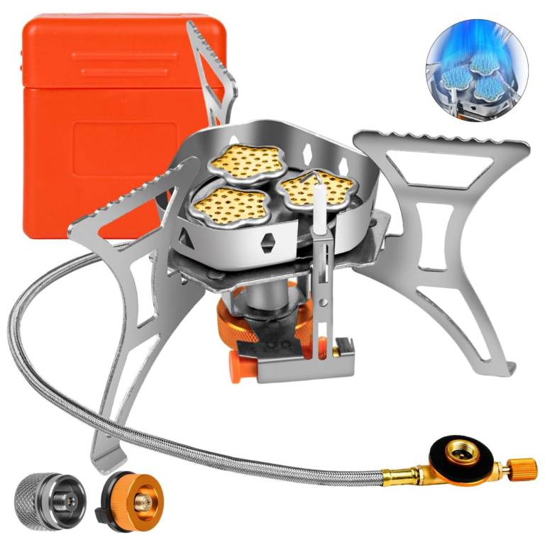 Portable Camping Gas Stove with Carry Case