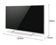 47 Panasonic TX-47AS740B Full HD 1080p Freeview HD Smart 3D LED TV