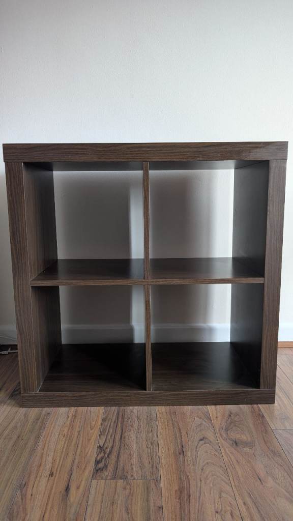 Dark brown oak storage 