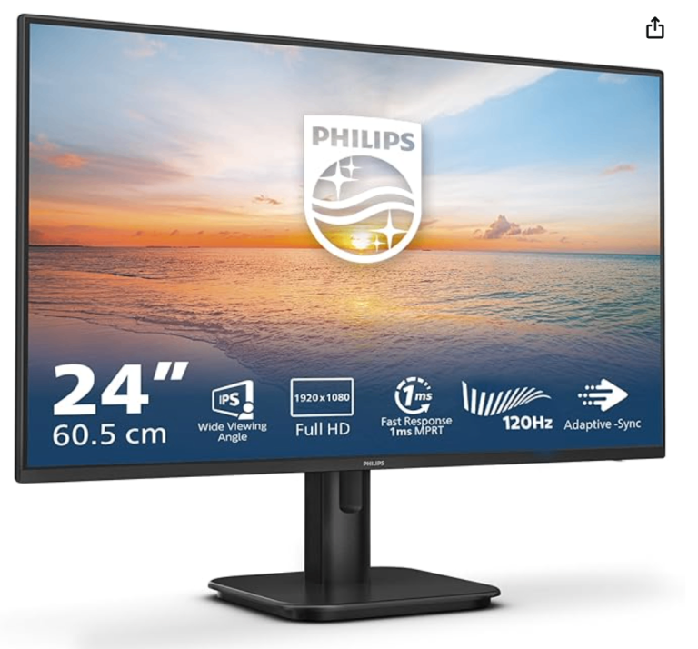 Brand New PHILIPS 24E1N1100A 24" Monitor – £50 (Collection Only)