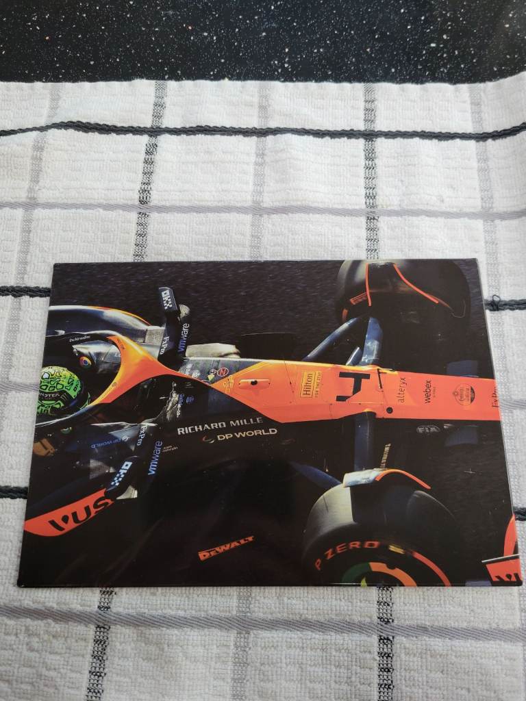 F1 Lando Norris plaques in metal 