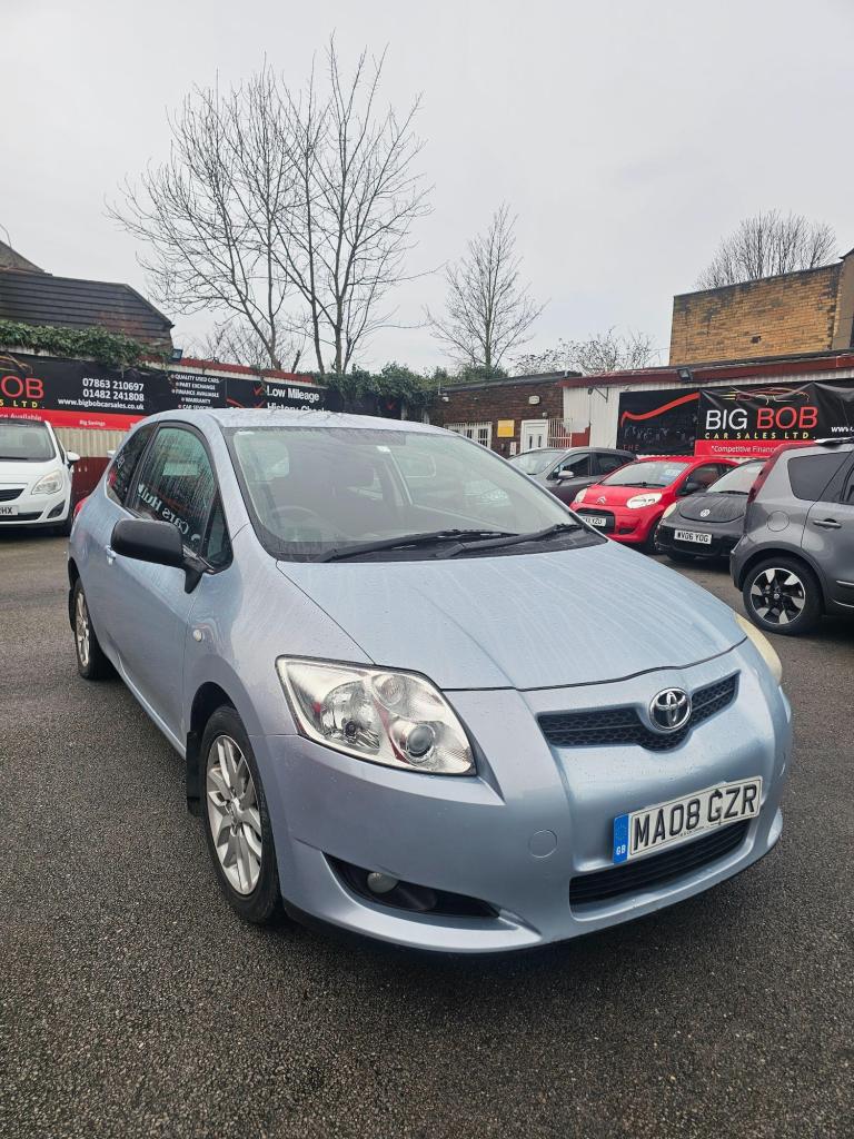 2008 Toyota Auris 1.6 VVTi TR 3dr MM HATCHBACK PETROL Automatic