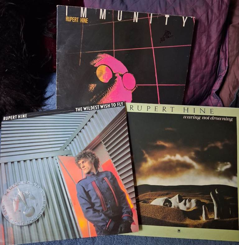 THREE x Rupert Hine Vinyl Records - Immunity, Waving Not Drowning