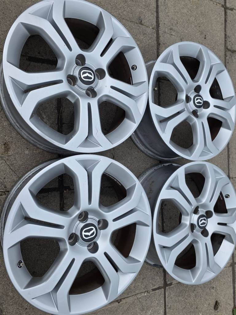 17"ALLOY WHEELS for MAZDA 2: (2007-2026) in very good condition 