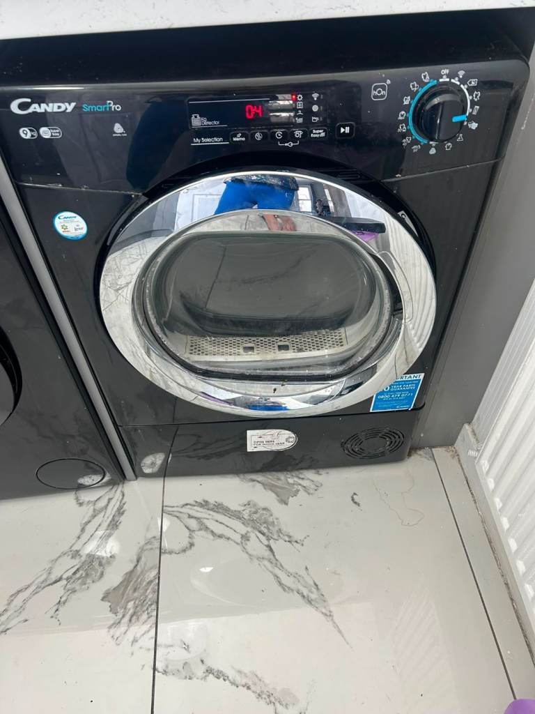 Black tumble dryer condenser 