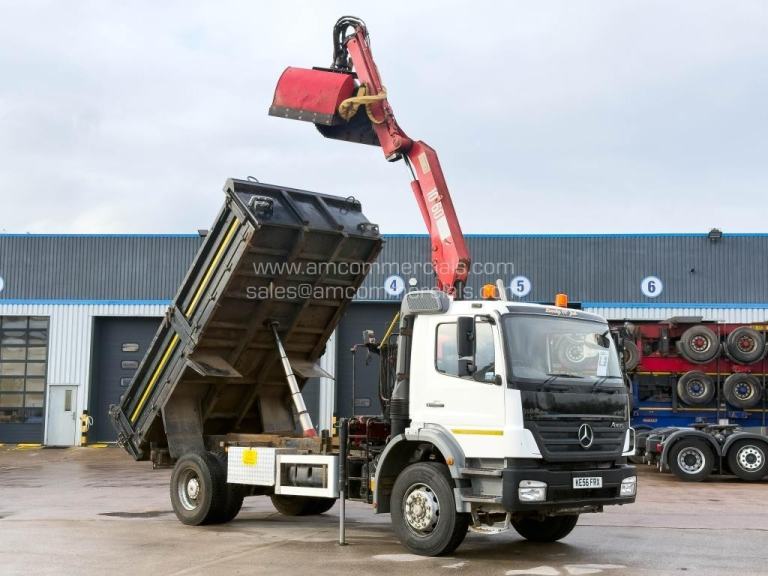 2006 (56) MERCEDES-BENZ AXOR 1823K CRANE-MOUNTED TAR SPEC DROPSIDE TIPPER