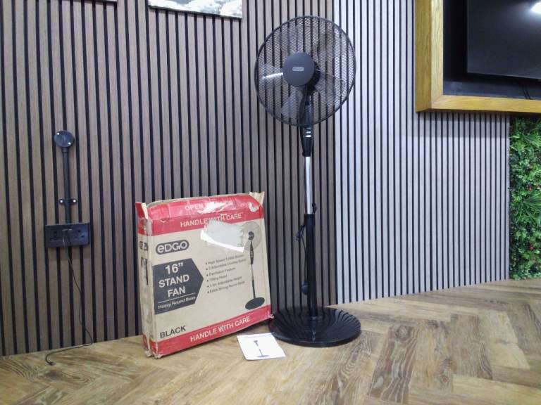 edgo 16" stand fan - heavy round base