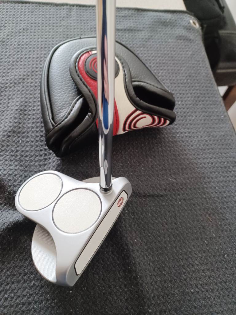 Odyssey white hot OG 2 ball putter as new preowned 