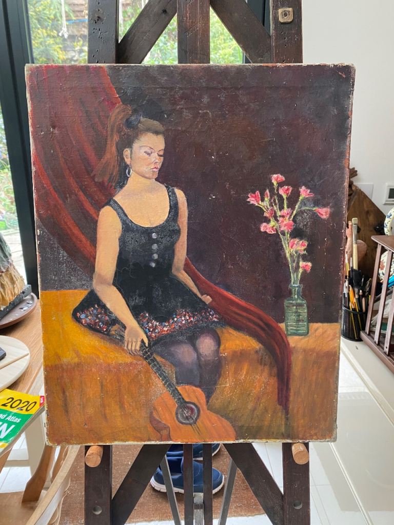 Original oil on canvas painting Brian Petrie