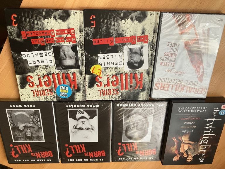 DVD Bundle x10 - Serial killers & The Twilight saga